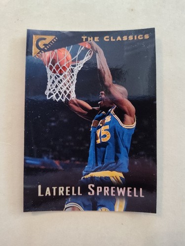 LATRELL SPREWELL Golden Gate WARRIORS 1995-96 TOPPS Gallery Basketball Card #100