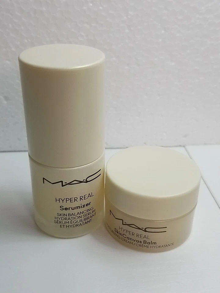 MAC Hyper Real набор сыворотка 0,5 унц кожи холст бальзам снег пион набор путешествий размер. - Изображение 3 из 4