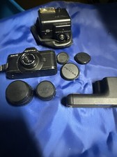 ASAHI PENTAX Camera Auto 110 Caps, Flash, Auto Winder, Lenses