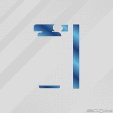 BLUE CHROME IAME WATERSWIFT RADIATOR STICKER KIT - KARTING - JakeDesigns