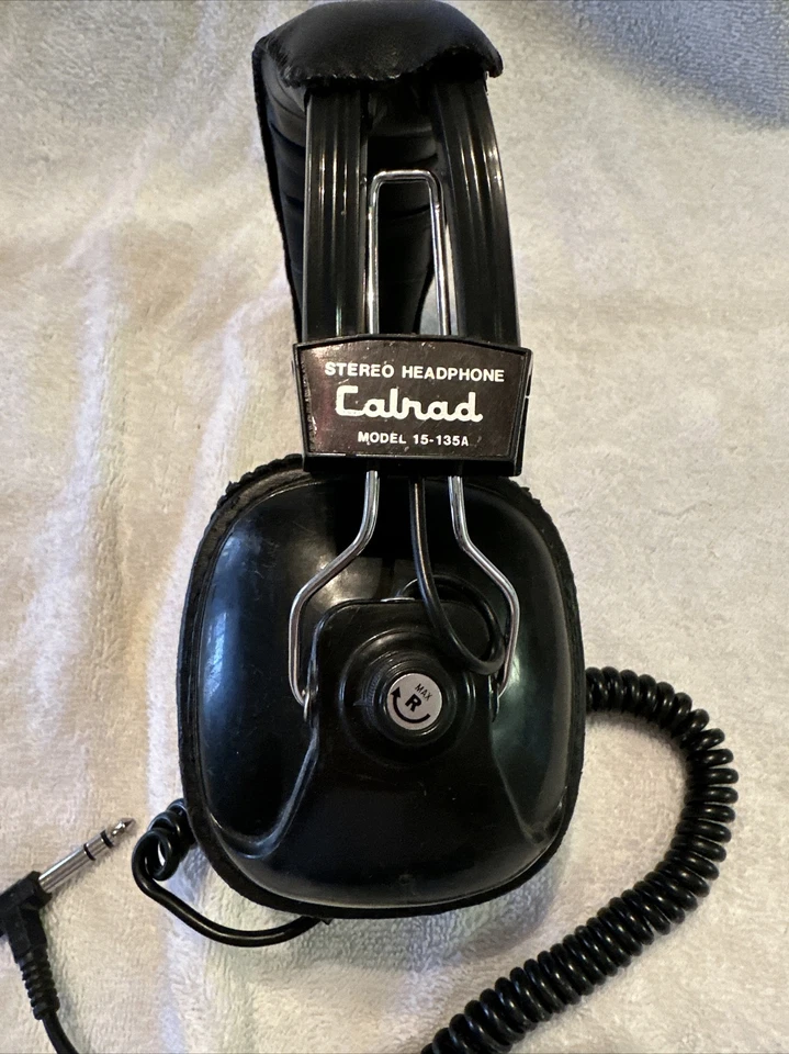 Calrad 15-135a Stereo Headphones Over Ear Black Stereo Mono Dual Controls - Image 3 of 4