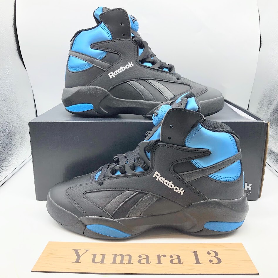 Reebok Shaq Attaq OG Black Blue White HR0499 Men's Size | eBay