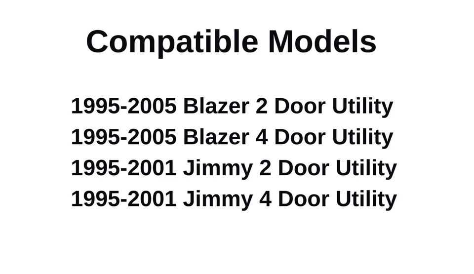 Fits 95-05 Chevrolet Blazer 95-01 GMC Jimmy Driver Left Front Door Window Glass Foto 2 de 4