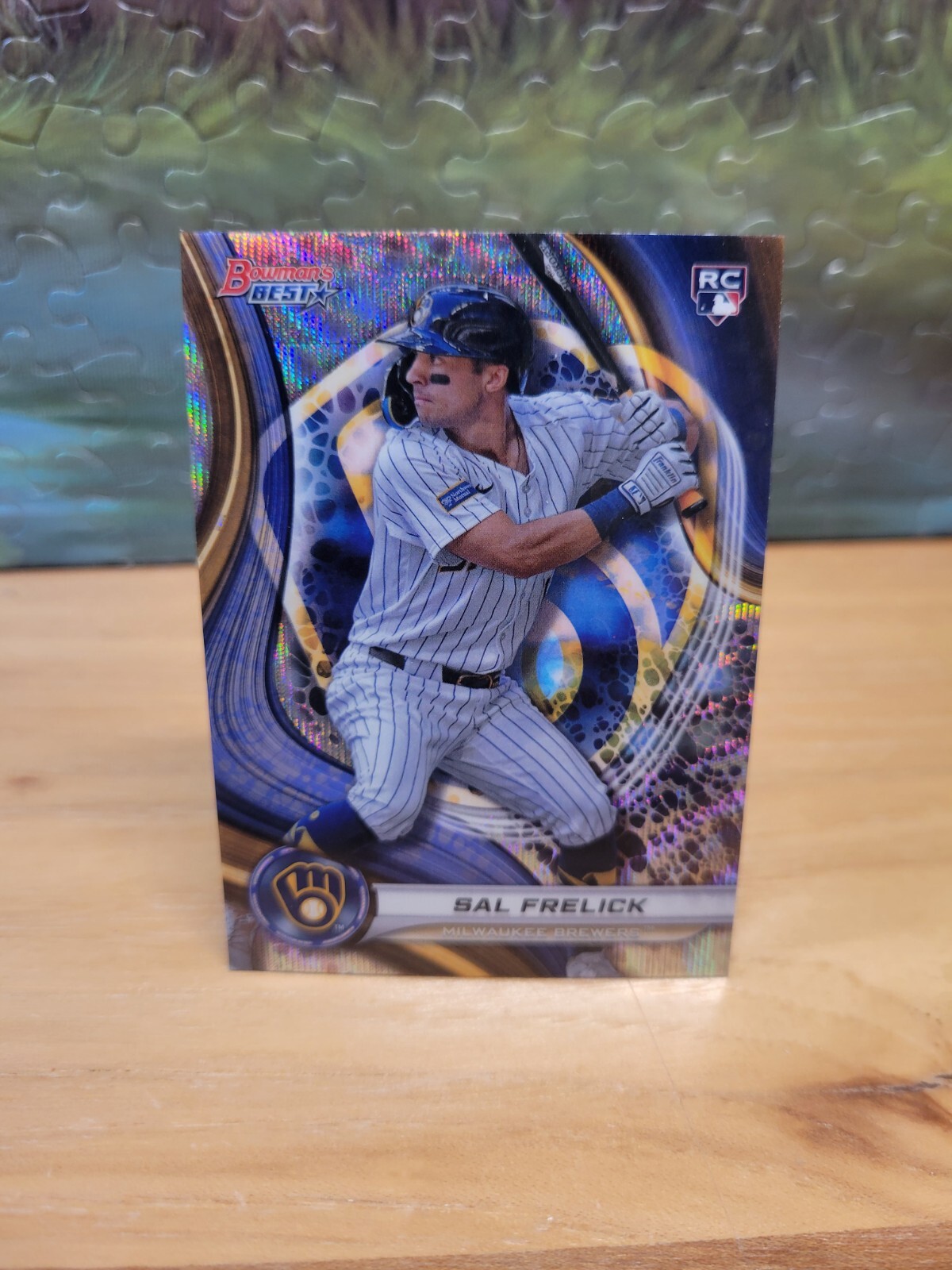 2024 Bowman’s Best Baseball Sal Frelick Rookie Wave Refractor #37 Brewers