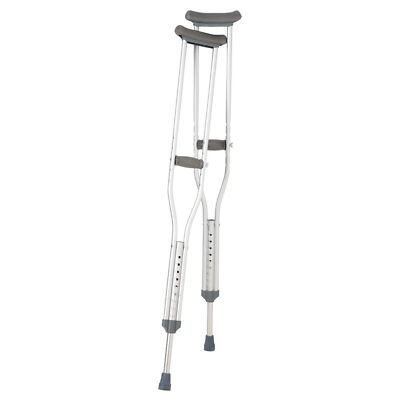Breg Aluminum Push Button Crutches