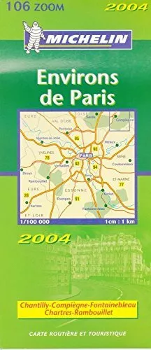 Environs De Paris: No.106 (Michelin Zoom Maps), Very Good Condition, , ISBN 2067 - Imagen 1 de 1