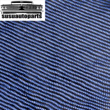 12" x 5FT Twill Weave Blue Carbon Fiber Fabric Cloth Resin 3K, 9oz, 12" x 59" 