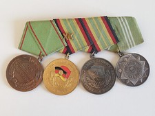 DDR NVA KVP Orden 4er Spange Vorbildlicher Grenzdienst Für treue Dienste