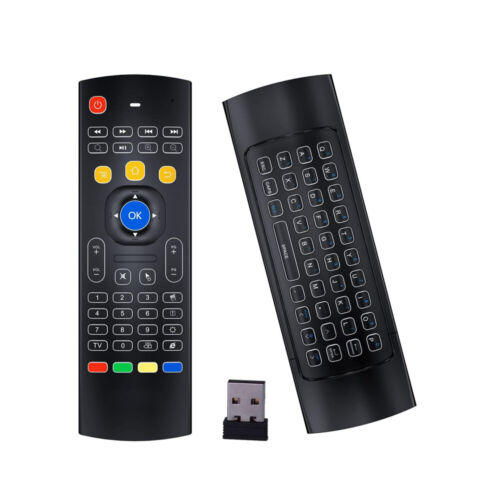 2.4G Bezprzewodowa mini klawiatura Pilot zdalnego sterowania MX3 Air Mouse do Smart TV Box - Zdjęcie 10 z 13