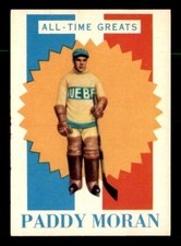 1960 Topps Hockey #2 Paddy Moran - EX-MT