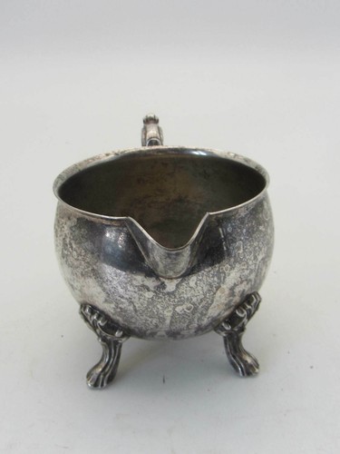 Vintage SHERIDAN TAUNTON Silversmiths Footed Creamer Silverplate - Picture 4 of 7