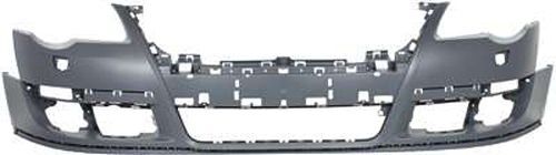 Front Bumper Cover For 2005-2008 Audi A6 Quattro w/ fog lamp holes