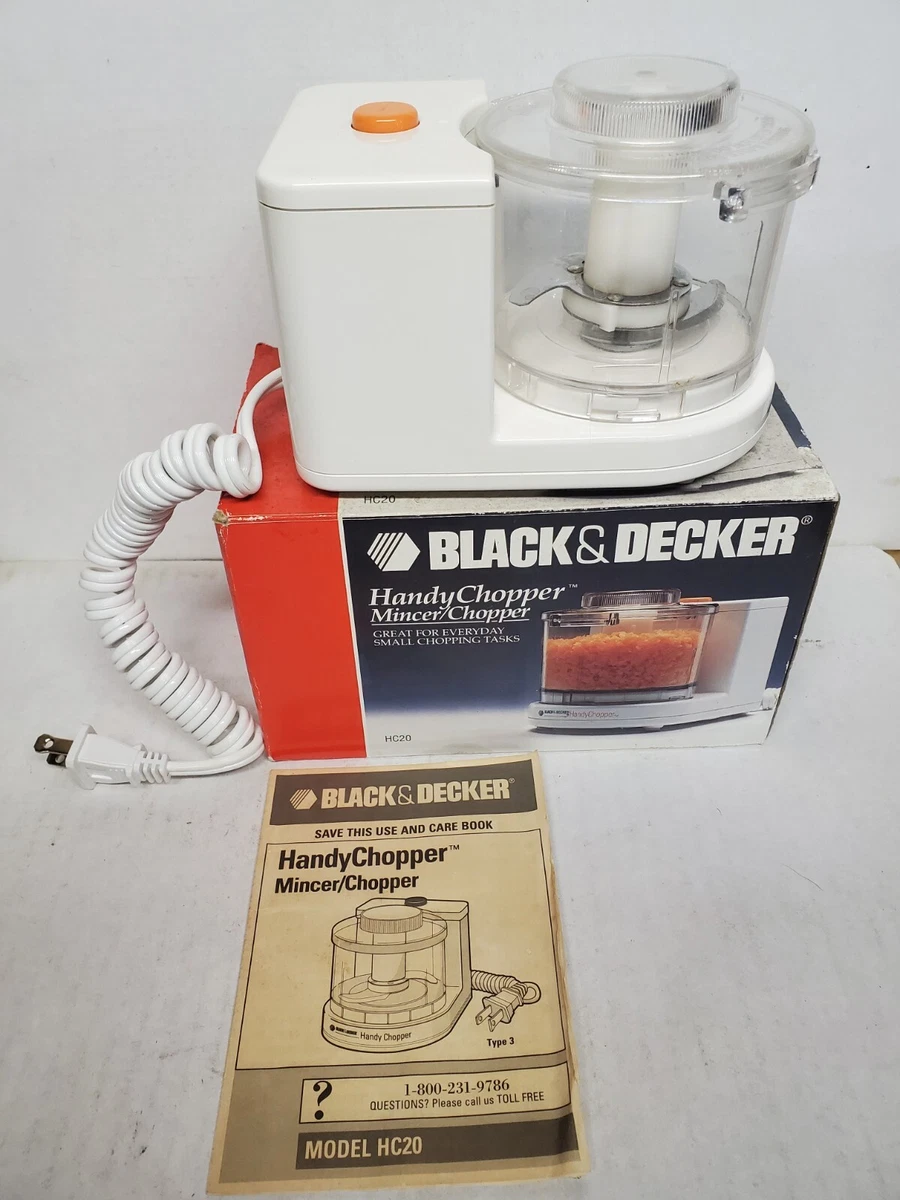 How to assemble a Black and Decker Handy Chopper Mini Food