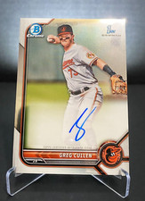 2022 Topps Bowman Chrome  - Greg Cullen - Base Auto - #CPA-GC - Orioles