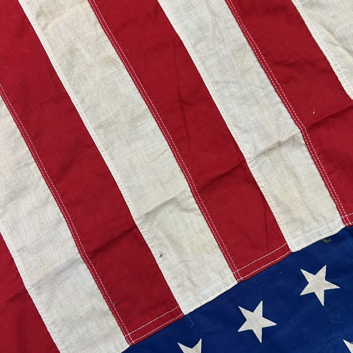 VINTAGE DETTRAS EVERWEAR BUNTING 48 STAR AMERICAN FLAG 3' x 5' | eBay