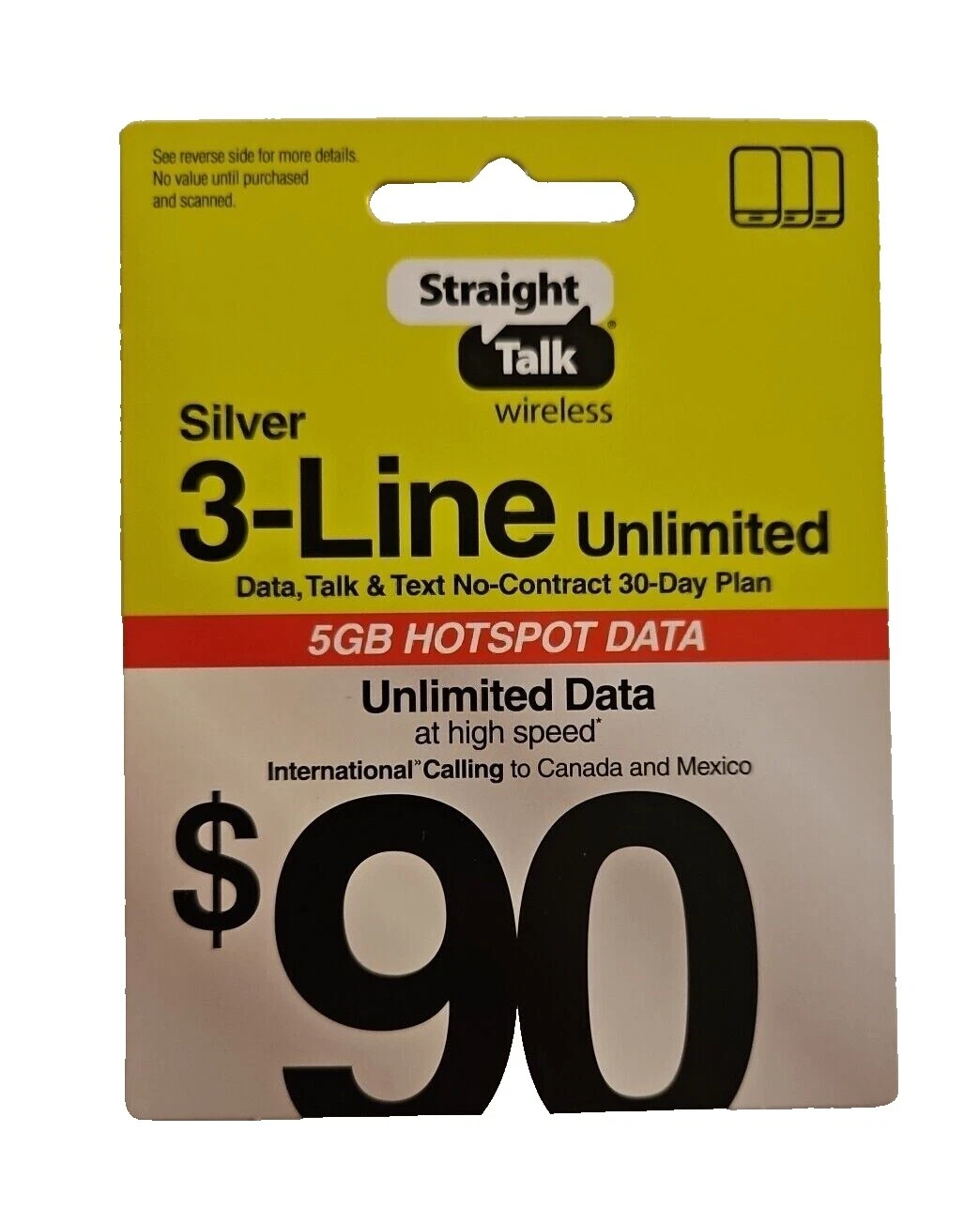 Straight Talk Teléfono tarjetas prepago de minutos y datas