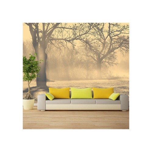 Misty Trees Wall Mural Wallpaper WS-42237 - Picture 2 of 12