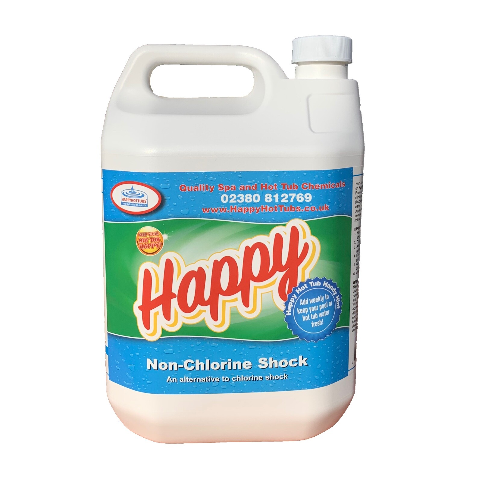 Happy Hot Tubs Quality Non Chlorine Shock 5kg Hot Tub Spa Swimming Pool Oxidiser