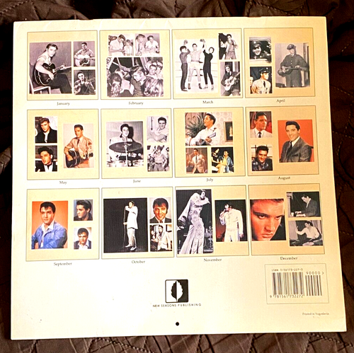 NEW SEASONS PUBLISHING **ELVIS PRESLEY**ELVIS 1992 CALENDAR** VERY RARE - Picture 2 of 3