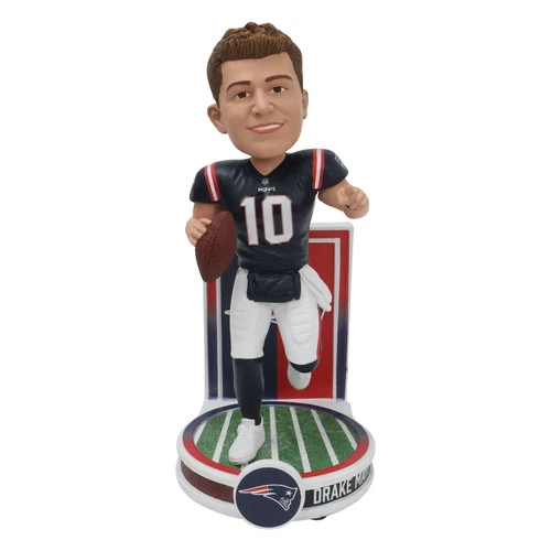 Drake Maye New England Patriots Banner Series Bobblehead NFL