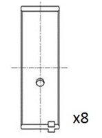 Pleuellager FAI Autoparts BB2060-STD FüR Ford KA RU8 Fiat Panda Classic Punto 2
