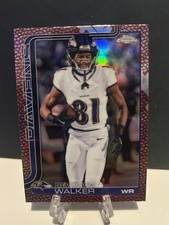 2025 Topps Chrome NFL Pigskin Rookie Devontez Walker #26 Baltimore Ravens 