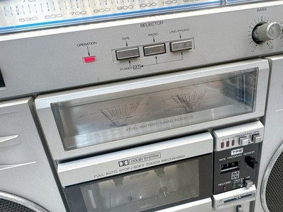 National RX-5650 Boombox FM/AM Stereo Radio Cassette Recorder