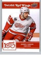 Jimmy Carson 2025-26 Upper Deck Red Wings Centennial #53 Detroit NHL ID:153304