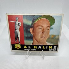 Topps 1960 Base Set Al Kaline #50 Detroit Tigers Season's Highlights Baseball