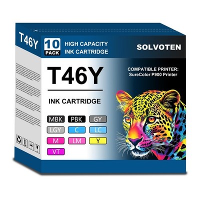 ** NEW Epson Ink | T46Y / T46Y100 | Multi-Color | Compatible | 10-Pack