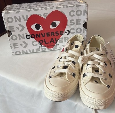 Converse x Comme Des Garcons Play Chuck 70 OX Low Top Sneakers Unisex sz8WM. 