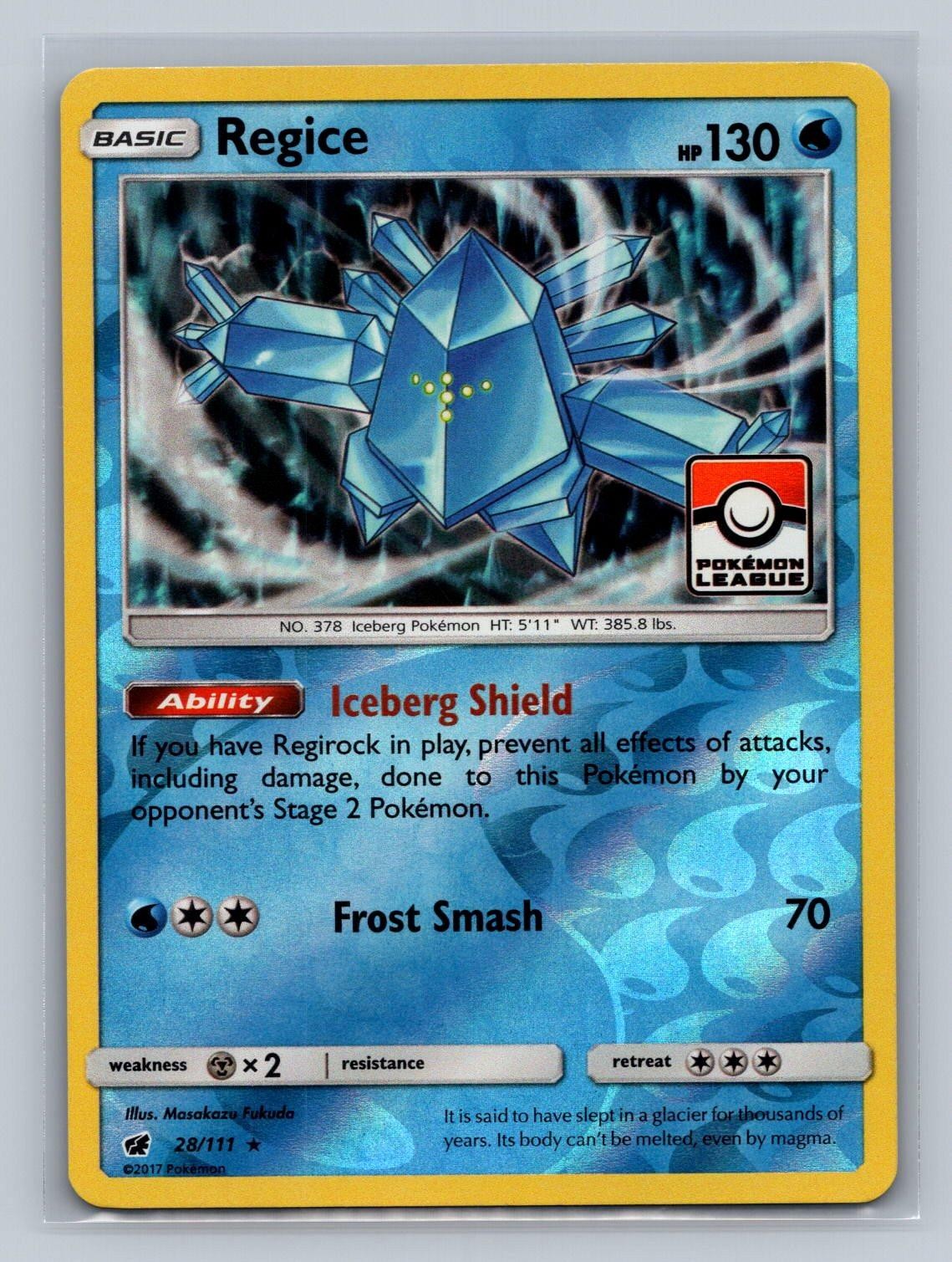 Regice (Pokemon League) 28/111 Holo League & Championship Cards Reverse Holo NM