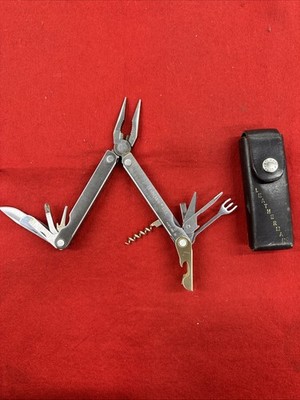 Vintage Leatherman Flair Multi-Tool   Rare Corkscrew Bartender Edition Nice