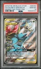 PSA 10 Celebi & Venusaur GX SM167 Full Art Promo - Tag Team Tins Pokémon