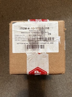 Rare Pokémon: Ascended Heroes Pokemon Center Elite Trainer Box Sealed Case of 4