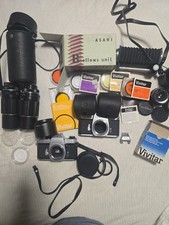 Vintage Asahi Pentax Spotmatic I II Bundle with Accessories Filters Lenses