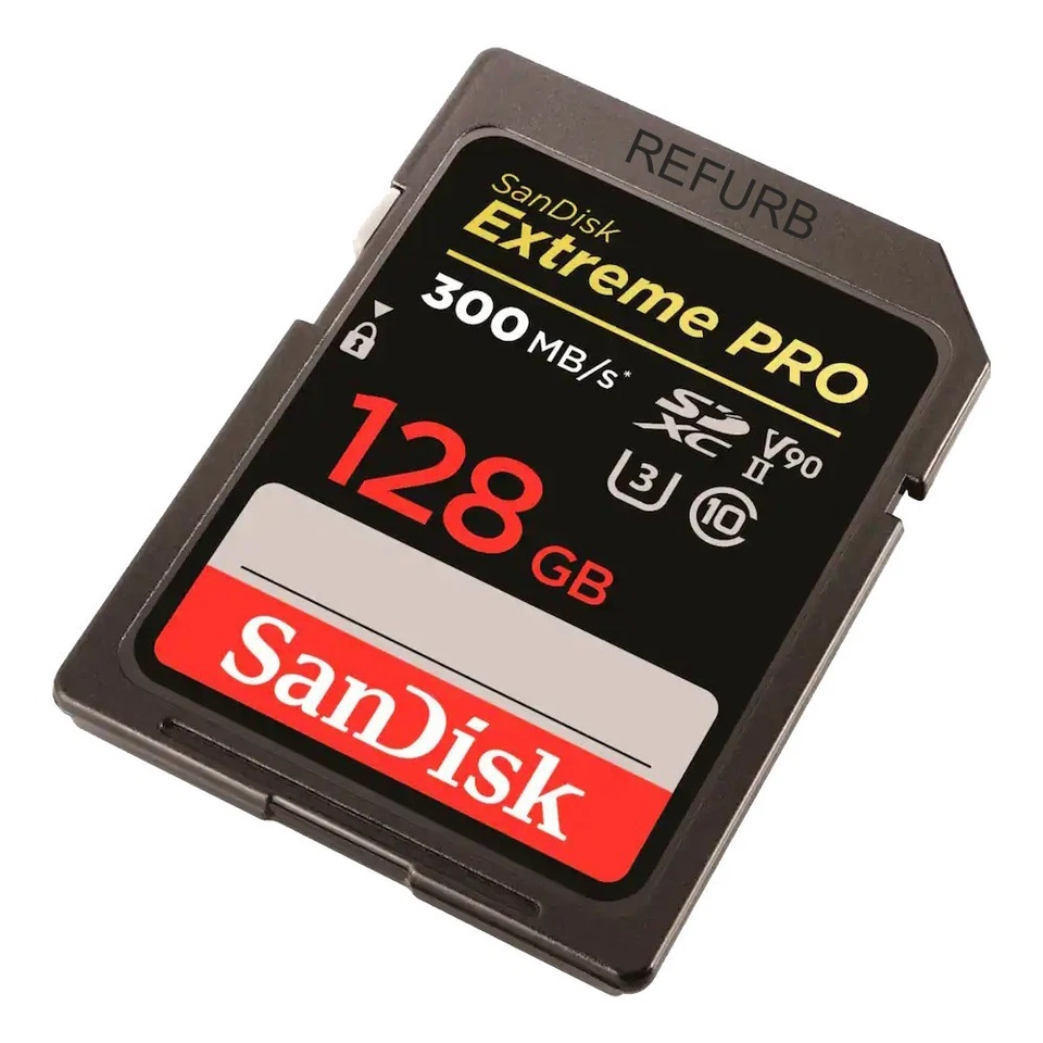 SanDisk - Extreme Pro 128GB SDXC UHS-II V90 Memory Card - Image 2 of 4