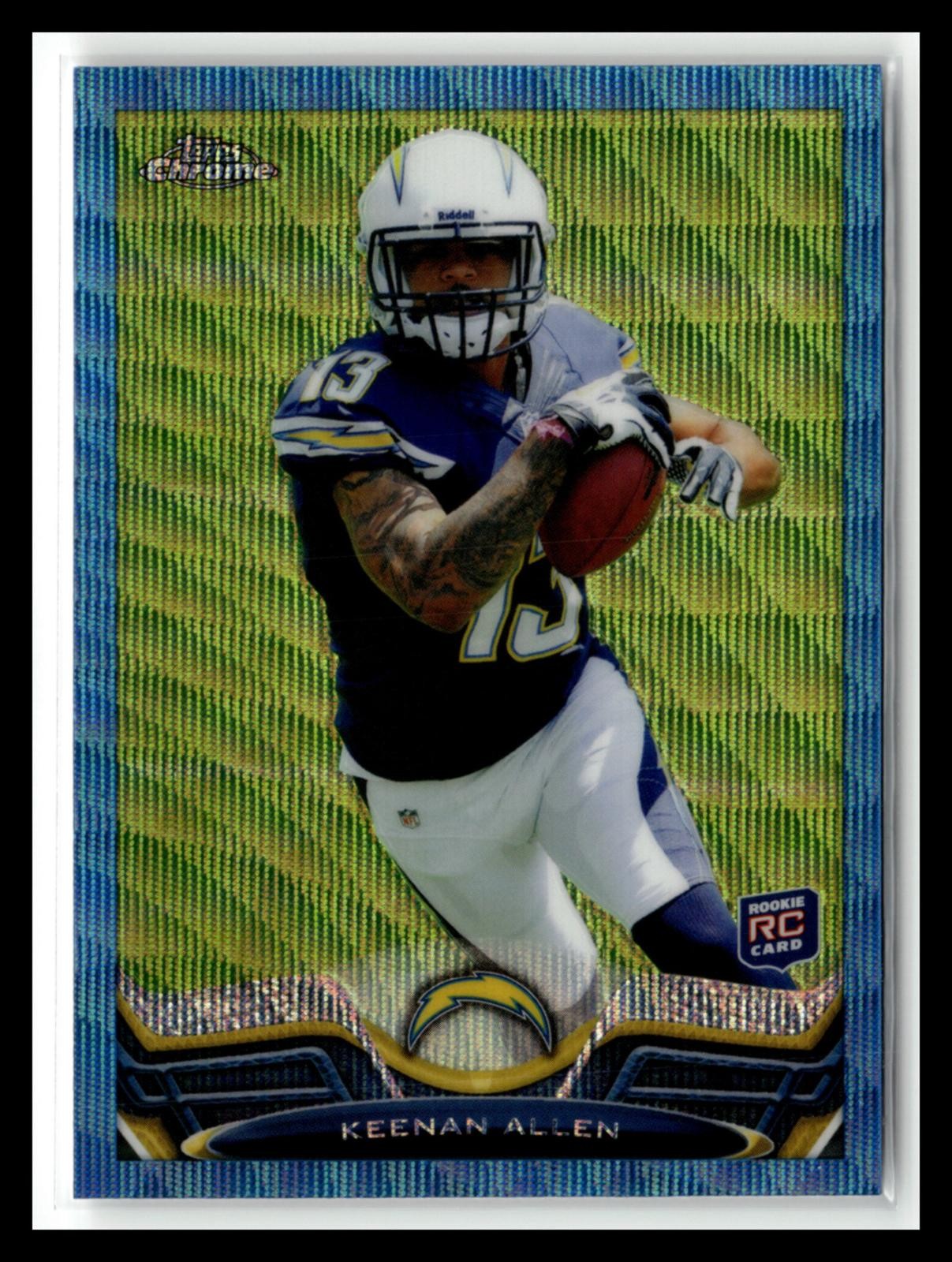 Keenan Allen Topps Chrome #14 Blue Wave Refractor