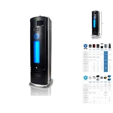 Energy-Efficient B-1000 Ionic Air Purifier with Permanent Electrostatic Filter