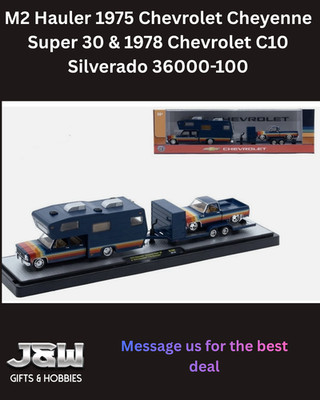 M2 Hauler 1975 Chevrolet Cheyenne Super 30 & 1978 C10 Silverado 36000-100 1/64