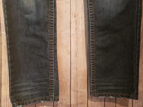 Postage Modern Vintage Jeans Men’s 30x32 Blue Distressed Dark Wash - Picture 2 of 12