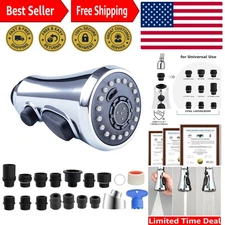 Pull Down Spray Head for Kitchen , 3-Function Kitchen Sink Spray Nozzle with ...