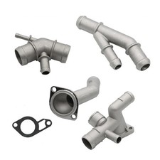 Thermostat Housing Coolant Pipe Set Aluminum For Skoda Octavia 18t Engine