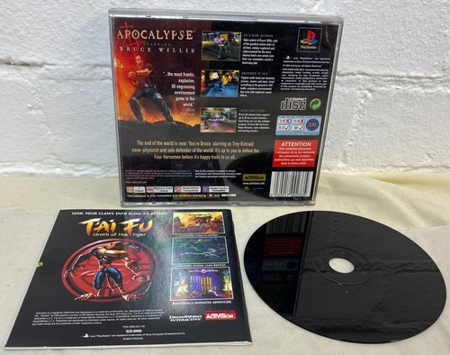 Apocalypse PS1 Sony PlayStation PAL Complete With Manual Bruce Willis - Picture 2 of 5