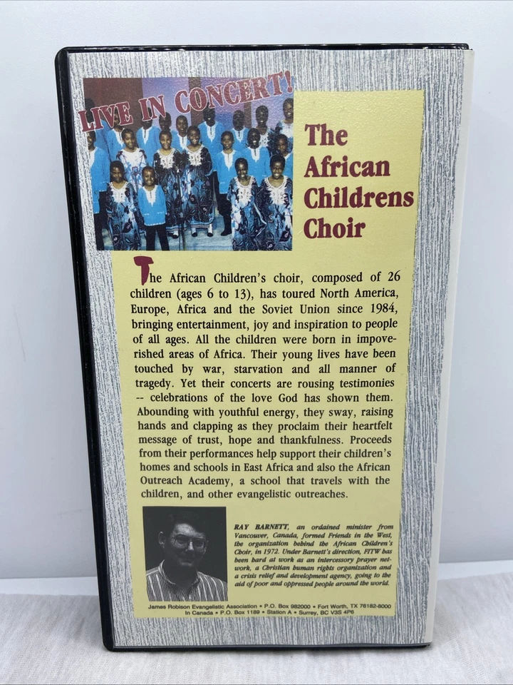 Reach out and Touch by AFRICAN CHILDRENS CHOIR VHS With Pamphlet - Image 3 of 4