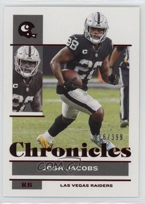2021 Panini Chronicles Red 106/399 Josh Jacobs #63 0q3