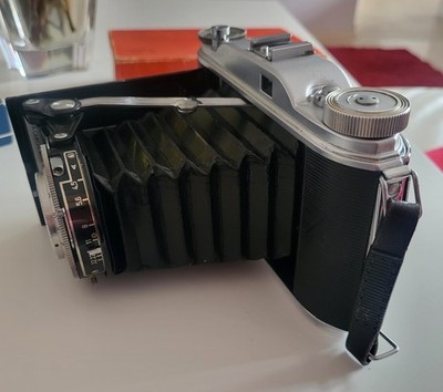 50er JAHRE AGFA Record Klappcamera mit Karton
