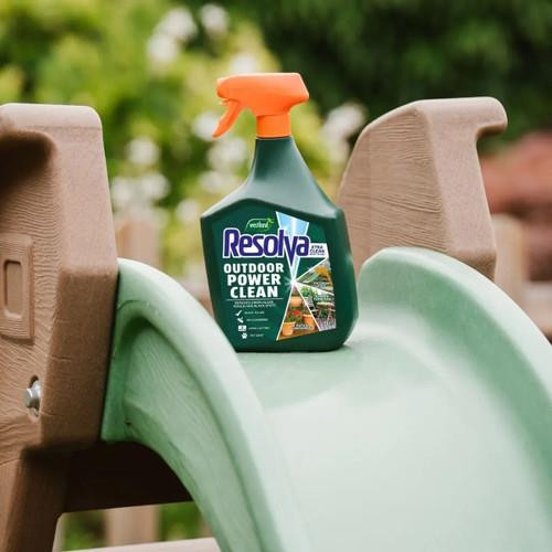 Outdoor Stain Removal Spray Power Cleaner Patio Pots Furniture Westland Resolva