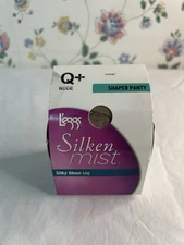L’eggs Silken Mist SHAPER Panty Size Q Nude Silky Sheer Leg Pantyhose-NEW!