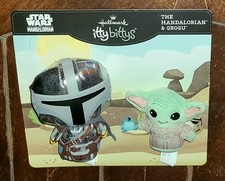 Hallmark Itty Bittys Star Wars The Mandalorian 2pk THE MANDALORIAN  GROGU Plush